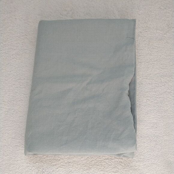 HALLMART Collectibles Pillowcase 100% Linen 100% Cotton Green Standard Size 1x - Picture 1 of 7